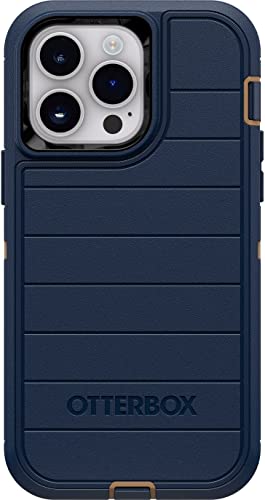 OtterBox Defender Series Screenless Edition Case for iPhone 14 Pro Max (Only) - Case Only - Microbial Defense Protection - Non-Retail Packaging - Blue Suede Shoes