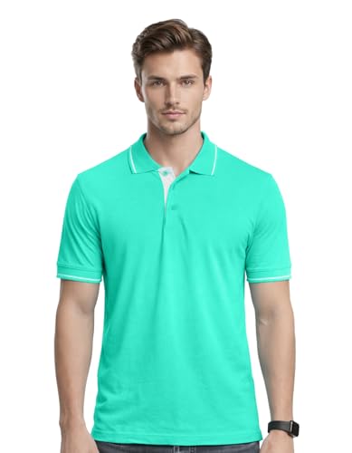 Image of Scott International Cotton Polo T Shirt | Collar Tshirts | Half Sleeves Plain T Shirt | T-Shirt |Tshirt for Men Stylish | Men's Tshirt