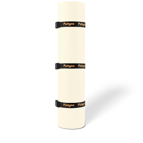 Image of 3 Pack Adjustable Play Mat Roll Up Straps, Designed for Funyoo Baby Play Mats, Extra Hold for Wider Mats (Over 59 Inches), Space Saving Storage, Durable Buckle