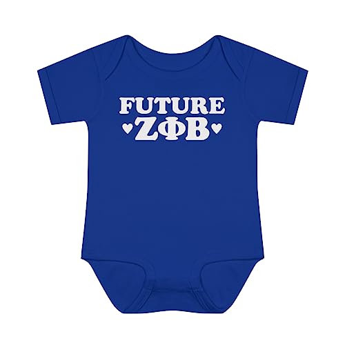 Greekgear Future Zeta Phi Beta Infant Baby Rib Bodysuit