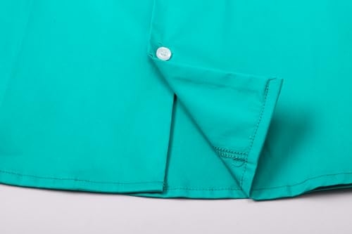 Image of SANGTREE Summer Button Down Shirts Cottn Tops for Men Women Boy Girl