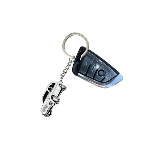 Image of Car Keychain Compatible with X5,Metal Key Chain,Fob Cover Cool Mods For X3 /X5 Key chain, Enamel Keychain