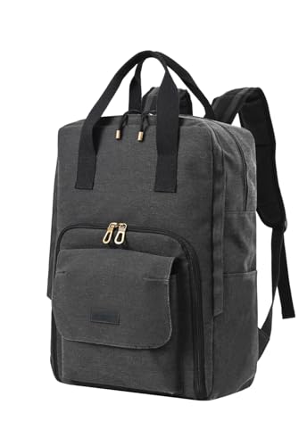 Mochila de Lona Canvas Estilo Oxford - SKEET (Preto)