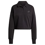 adidas Women's Sweat-Shirt Polo Molleton All SZN, Black, L