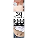 Tiny Word Temporary Tattoos 30 Sheets Fake Black Tattoo Stickers for Women Men kids Boys Girls Adults Small Temp Tattoo Paper for Body Art Hand Face Arm Leg Neck Decorations DIY Beauty Fashion Designs