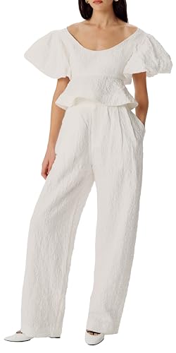 Ronny Kobo Women's Jorden Top, White, Medium