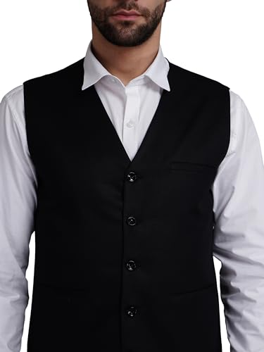 Image of APKR Men's Solid Waistcoat
