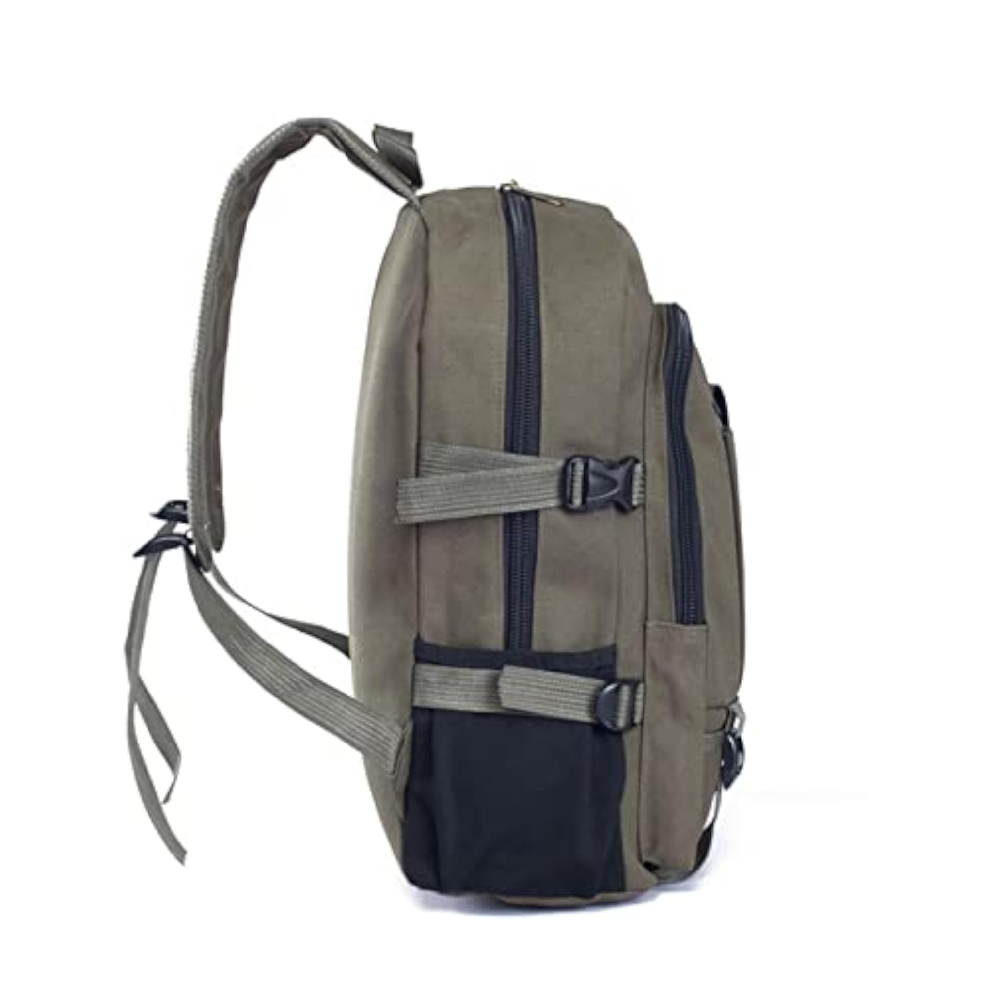 Canvas Travel Backpack, Neutral Brown Colour
