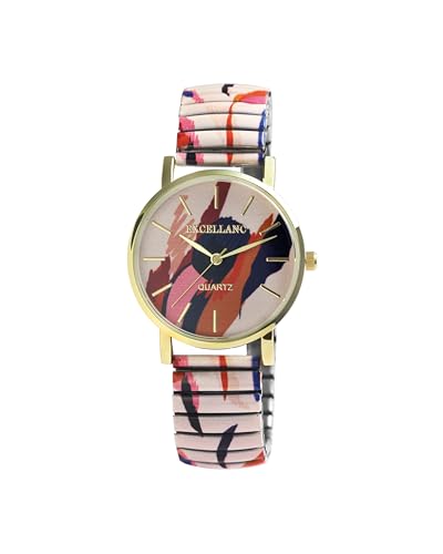 Montre à cordon Excellanc pour femme en acier inoxydable de 36 mm