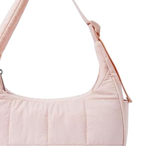 Underarm Bag Zipper Quilted Tote Bag for Festive Vacation Work Traveling Shopping3