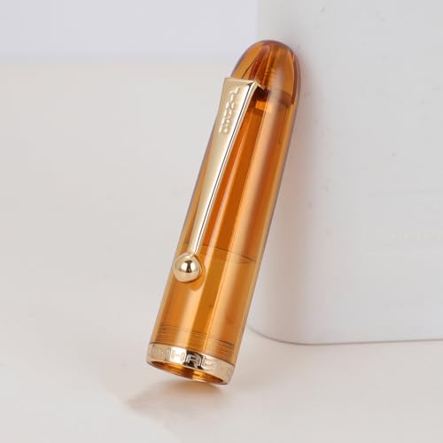 Jinhao 9016 pióro wieczne Medium Heartbeat Point, seria Dadao, przezroczysty akryl Amble z dużym konwerterem do pisania
