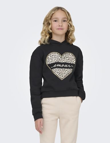 Vêtements Kids Only Kogcooper Life Heart Ls Hoodie Swt Noos pour Accessoires - vue 4
