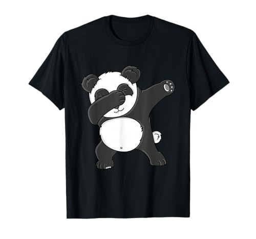 Dabbing Panda T-Shirt Lustiges Panda Bär Shirt T-Shirt
