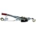 4 Ton Hand Ratchet Hoist Come a Long Pulley Cable System 2 Hook 2 Gear Power Puller Winch (Triple Bolted Metal Shield Box)