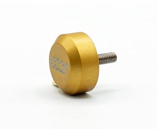Tornillo contra pomo para Carretes de Pesca [con Espárrago] Compatible con Shimano y Daiwa (Oro) Cover