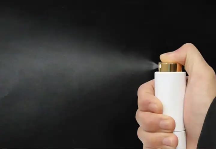 Image of EZ Living 2pcs 8ml White Refillable Perfume Bottle Spray with Extractor and Funnel - Travel Size, Portable Atomizer