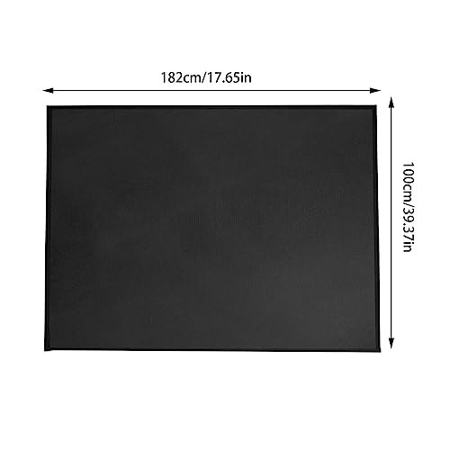 LOVOICE Feuerfeste Matte, Grillunterlage für Terrasse, Feuerhemmende Matte, tolles hitzebeständiges, wasserdichtes Design für Verschiedene Grills, Feuerstellen, Brandschutz zu Hause, Kamin-6
