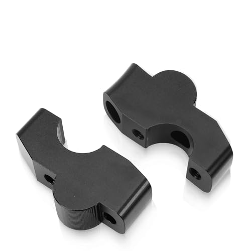 Adaptador Extensible KOVE 800X Alza de Manillar Moto de Aluminio T6 Negro 2023-2026