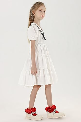 Baby Girls Double Lace Socks with Big Ruffle for Toddlers and Kids4