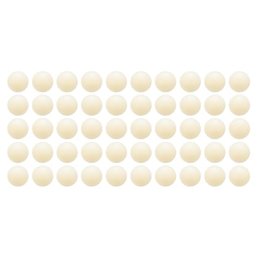 Image of uxcell 50pcs Nylon Bearing Balls 1 /2 inch 12.7mm Solid Plastic Balls, Precision Mini Nylon Balls