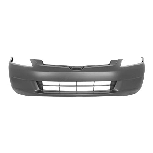 Crash Parts Plus Primed Front Bumper Cover Replacement for 2003-2005 Honda Accord Sedan
