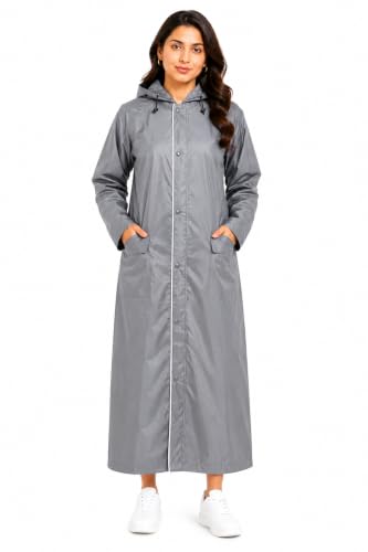 Image of Romano nx Women's 100% Waterproof Raincoat, Hooded, Reversible Double Layer, 3 Years Warranty