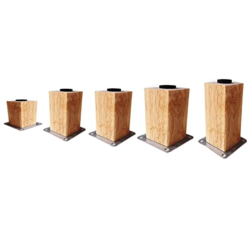 Gambe per Mobili Legno Piedini Tavolino Divano