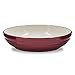 Tower B0867012RED Barbary & Dąb Foundry 4-częściowe miski do makaronu z ceramicznej kamionki, bordowy