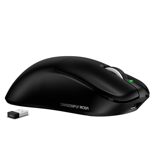 Ratón inalámbrico F1 para juegos: precisión de 26.000 DPI y ultra ligereza de 55g