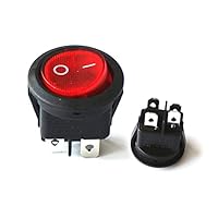 BONATECH Interruttore A Bilanciere ON-OFF DC12V 40A/24V 20A - Impermeabile Per Auto E Fai Da Te - Foto 5