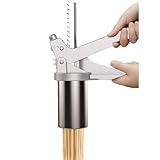 OZTYSGXM Nudelmaschine, Hausgemachte Nudelmaschine – Manuelle Nudelpresse mit 10 Dickenformen, Nudelmaschine Aus Edelstahl füR KüChe, Leicht Reinigen/Bedienen