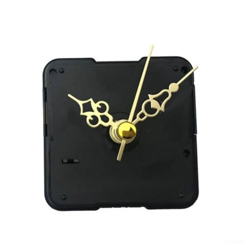 Kit de mecanismo de reloj de cuarzo silencioso con eje largo para reparación de relojes de pared, motor de movimiento fluorescente para madera, metal, sin marco, punto de cruz, relojes de manualidades