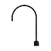 Millennium Lighting RPAS-SB R Series - 18" Single Post Adapter, Satin Black Finish