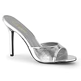 Produkttyp: SANDALEN Pleaser CLASSIQUE-01 SLV Metallic Pu UK 4 (EU 37)