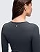 CRZ YOGA Butterluxe Maternity Crewneck Long Sleeve Shirts - Athletic Yoga Casual Pregnancy Womens Tee Tops Basic Layer Soft True Navy Small