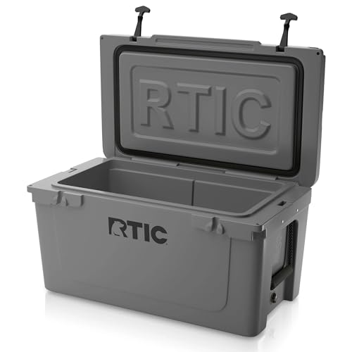 RTIC 65 QT Ultra-Tough Cooler Hard Insulated Portable Ice Chest Box for Beach, Drink, Beverage, Camping, Picnic, Fishing, Boat, Barbecue - Image 5