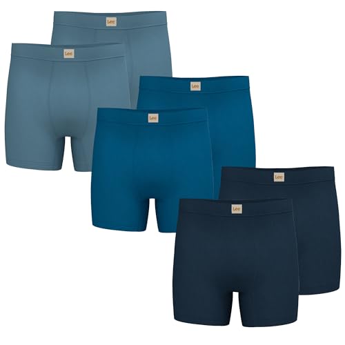 Lee Mens Boxer Briefs - Soft Cooling Mens Underwear, Moisture Wicking Breathable, Mutipack