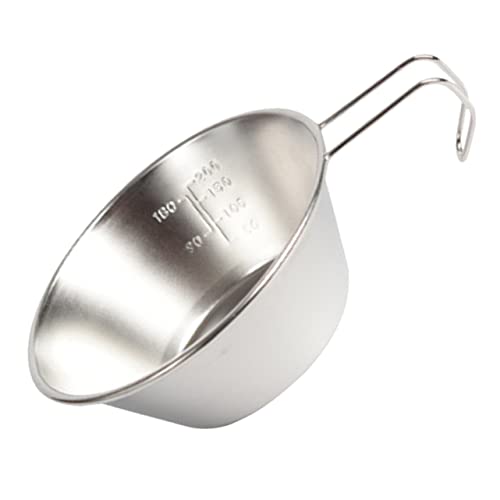 ARTSEWPLY Camping Wine Cup Multi-Function Compact Makgeolli Bowl Durable Water Bowl for Outdoor Cooking Lightweight Convenient for Camping and Hiking Activities