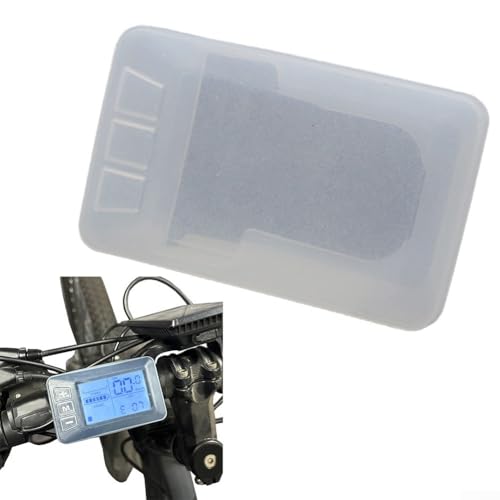 Copertura per monitor per bici elettrica, copertura protettiva in silicone impermeabile antipolvere per display LCD, per scooter, bici elettrica