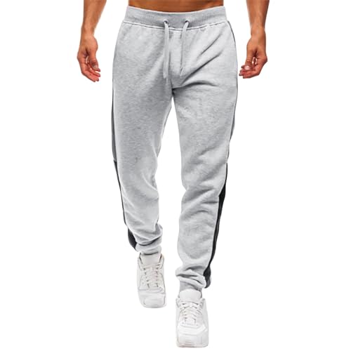 Pantalon de jogging homme grandes tailles ajusté en tissu doux