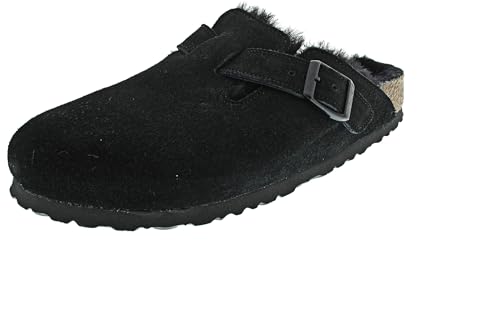 Clog Boston Shearling Noir Birkenstock - 6