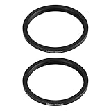 OTOTEC 2 x 58 mm auf 52 mm Kameralinse, Step-Down-Ring-Adapter, Aluminiumlegierung, für Filter-Sdapter, Kameras, SLRs