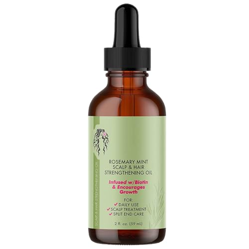 Rosemary Oil Hair Growth,Rosemary Mint Oil,Aceite de Romero Natural,Aceite Romero Cabello,Aceite de Romero para el Crecimiento del Cabello,Aceite para el Crecimiento del Cabello,59ml