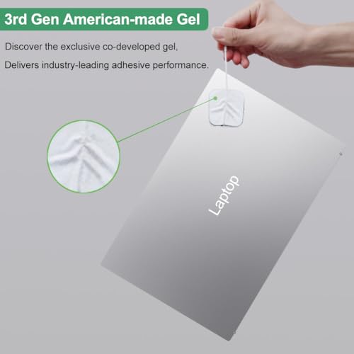 Image of Tens Unit Electrode Pads 2 inchX4 inch 24Pcs Reusable 3rd Gen Upgraded Self-Stick Large Rectangular TENS Pads Replacement SM Electrodes Compatible with TENS 7000, AUVON, Etekcity, TENKER TENS