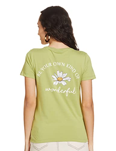 Image of ONLY Women's Cotton Regular Fit T-Shirt