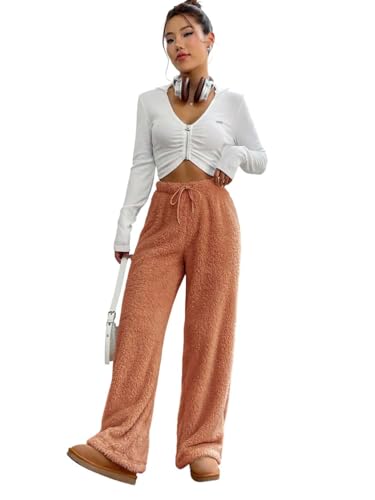 Image of KOTTY Women's Baggy Formal Black Pants | Elegant Straight Fit Trousers for Office & Casual Wear | Trendy High Waist Bottoms