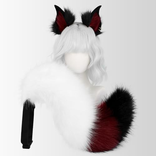 Cosplay chat avec oreilles et queue douces sans irritations