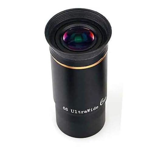 Accesorios para telescopios: oculares astronómicos de 1,25 pulgadas y 66°