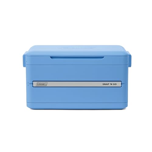 Coleman glacière Pliable Snap 'N Go 35QT | Glacière Rigide isolée | Capacité 33 L | Garde la Glace congelée Pendant 2 Jours |Glacière compacte | Idéale...