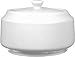 ITI-DO-61 Porcelain Dover Dover Sugar Bowl with Lid, 14-Ounce 12-Piece, White